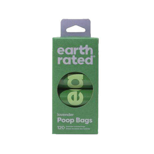 Earth Rated Poepzakjes Hondenpoepzakjes Lavendel Gerecycled 8x15 st