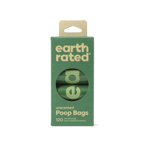 Earth Rated Poepzakjes Hondenpoepzakjes Geurloos Gerecycled 8x15 st