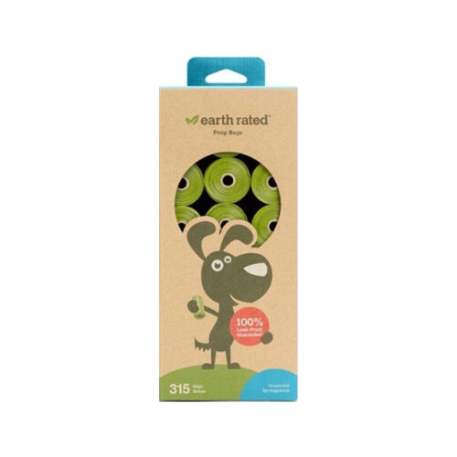 Earth Rated PoopBags - Odourless - 315 stykker