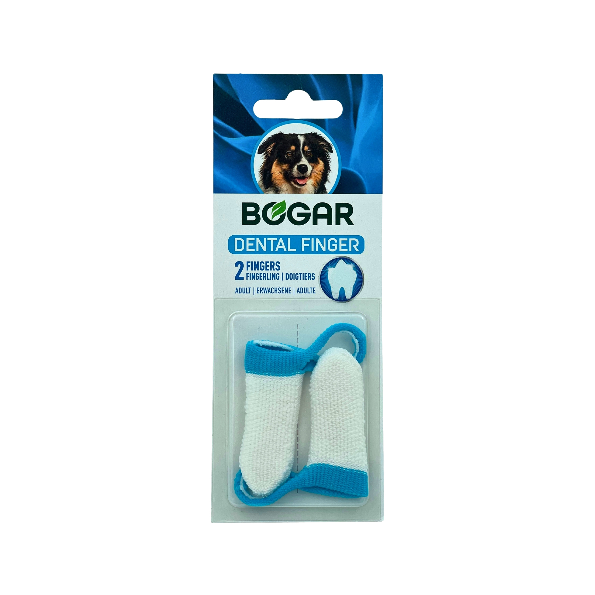 Bogadent Anti-Plaque Finger Adult - 2 x 2 stuks