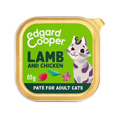 Edgard & Cooper Erwachsene Katze - Lamm Und Freilandhuhn - 16 X 85 G
