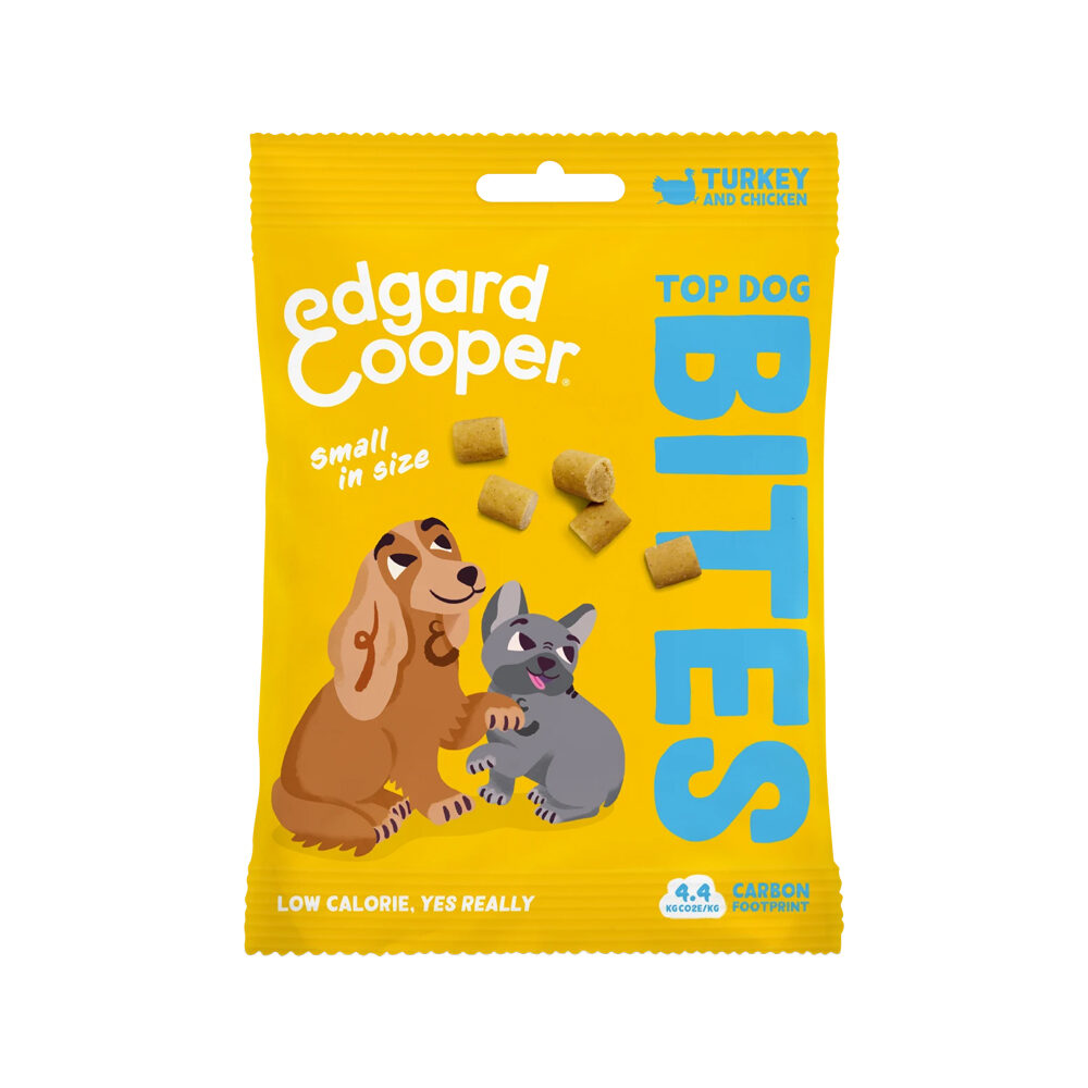 Edgard & Cooper Bites - Kalkoen & kip - Small - 50 g