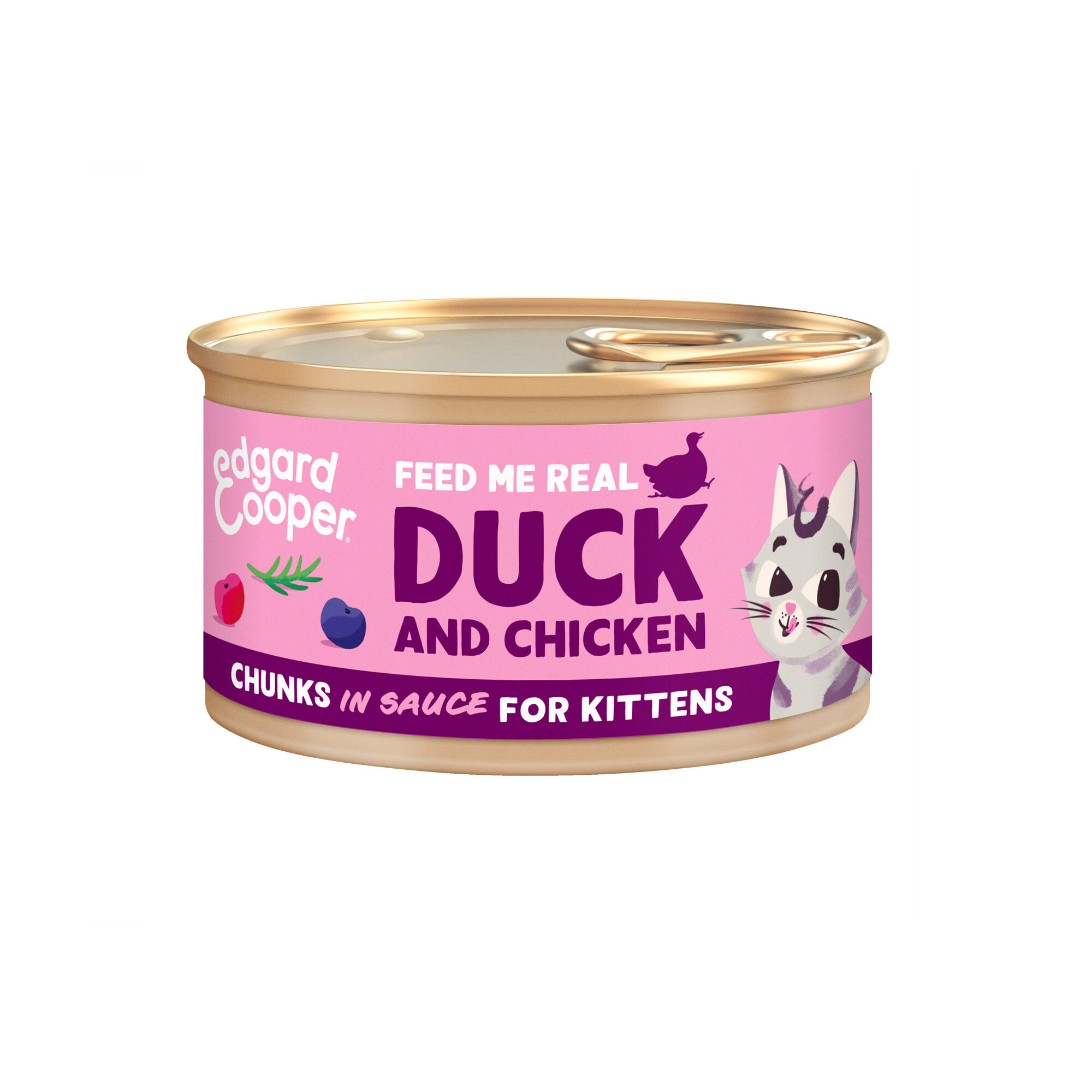 Edgard & Cooper - Cod And Chicken Chunks - Kitten - 18 X 85 G