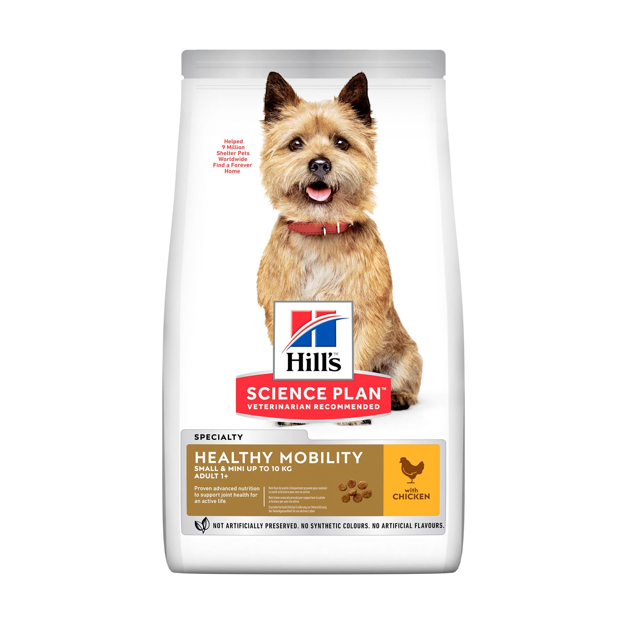 Hill's Science Plan Adult Healthy Mobility Small & Mini Hundefutter - Huhn - 1,5 kg