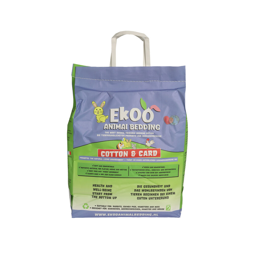 Ekoo Animal Bedding Cotton & Card - 25 L