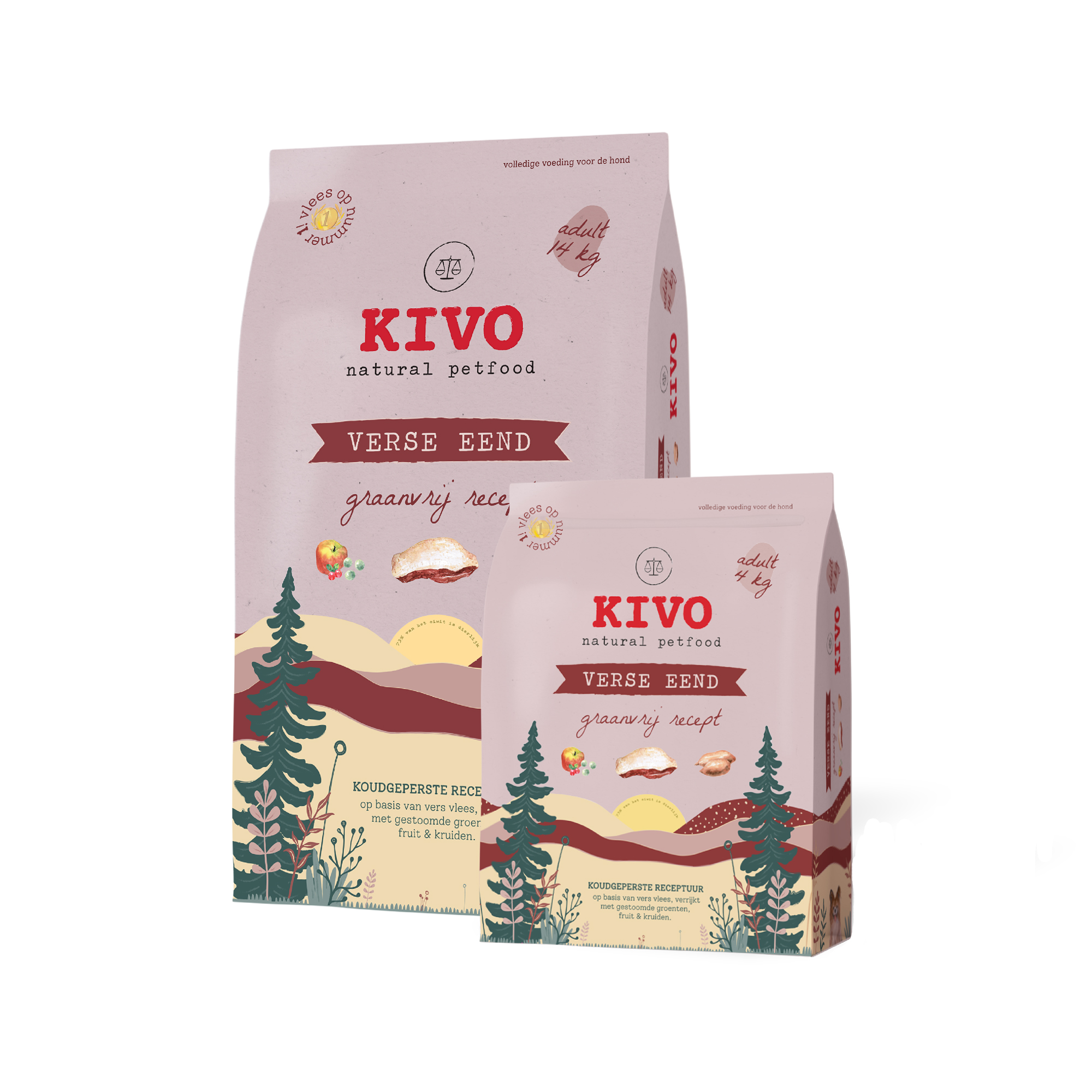 Kivo Frische Ente Getreidefrei - 14 Kg
