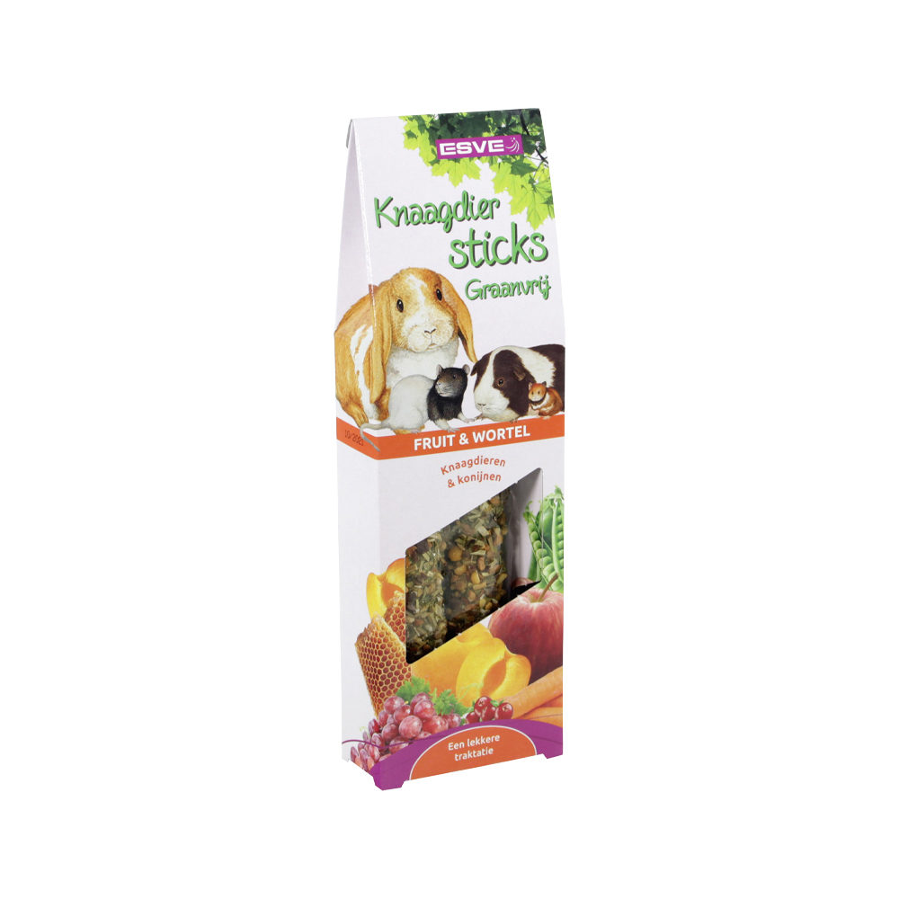 Esve Nagetiersticks Getreidefrei - Gemüse - 2 Sticks