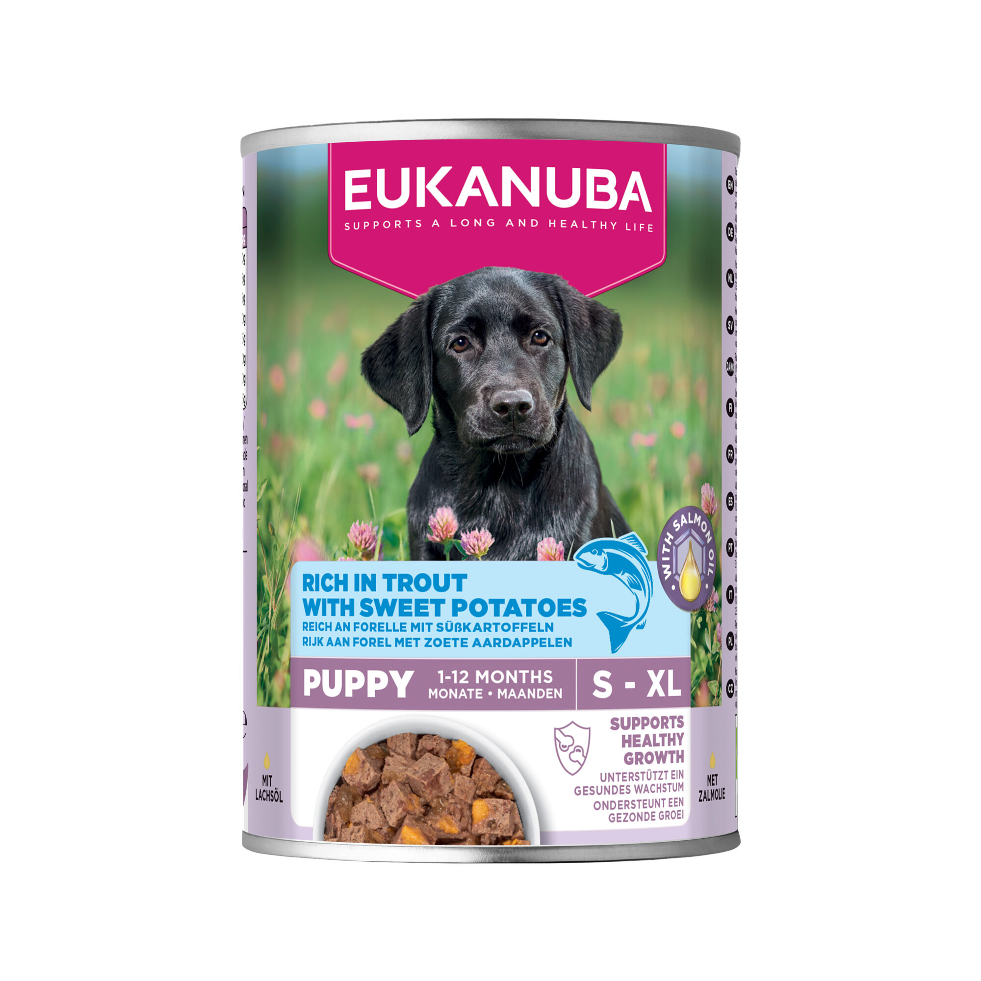 Eukanuba Dog Puppy - Wet Food - Trout & sweet potato - 6 x 400g