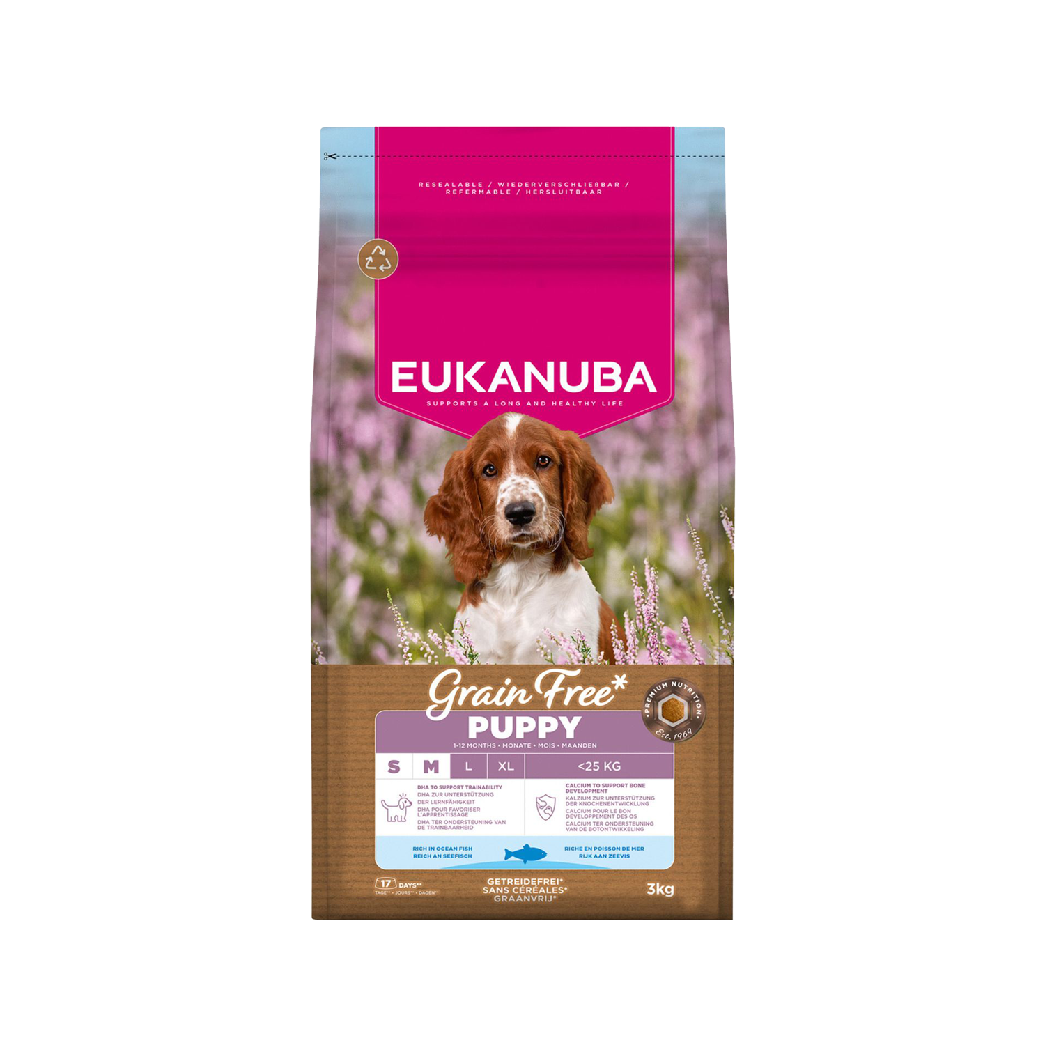 Eukanuba Dog Puppy & Junior Small Medium Grainfree - 3 kg