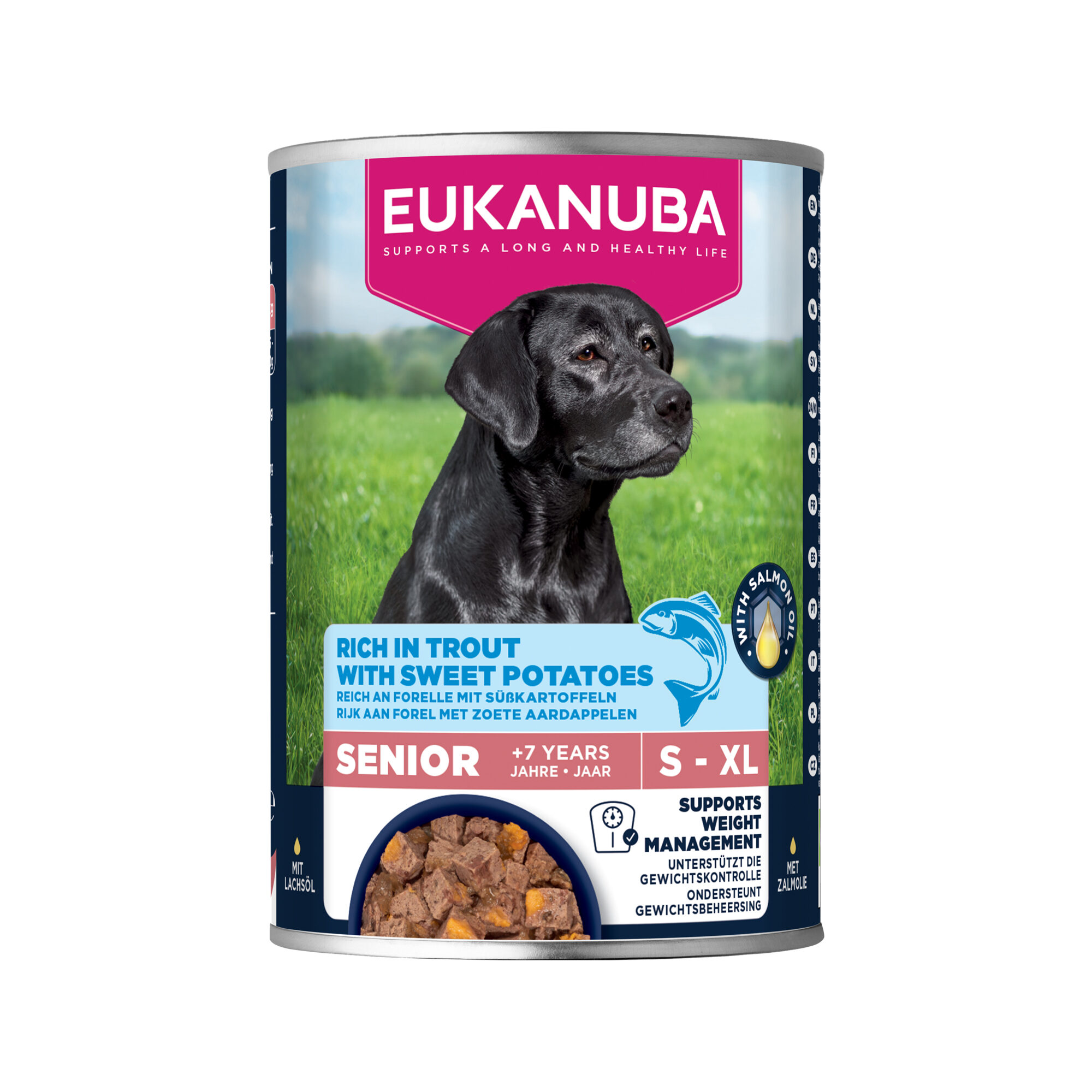 Eukanuba Dog Senior - Wet Food - Trout & sweet potato - 6 x 400g