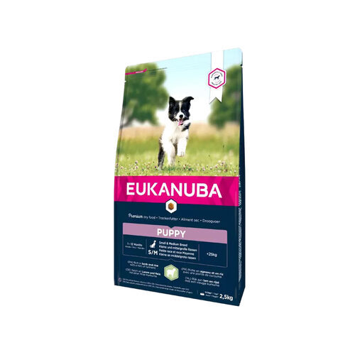 Eukanuba Dog Small and Medium Puppy Food Lamb and Rice