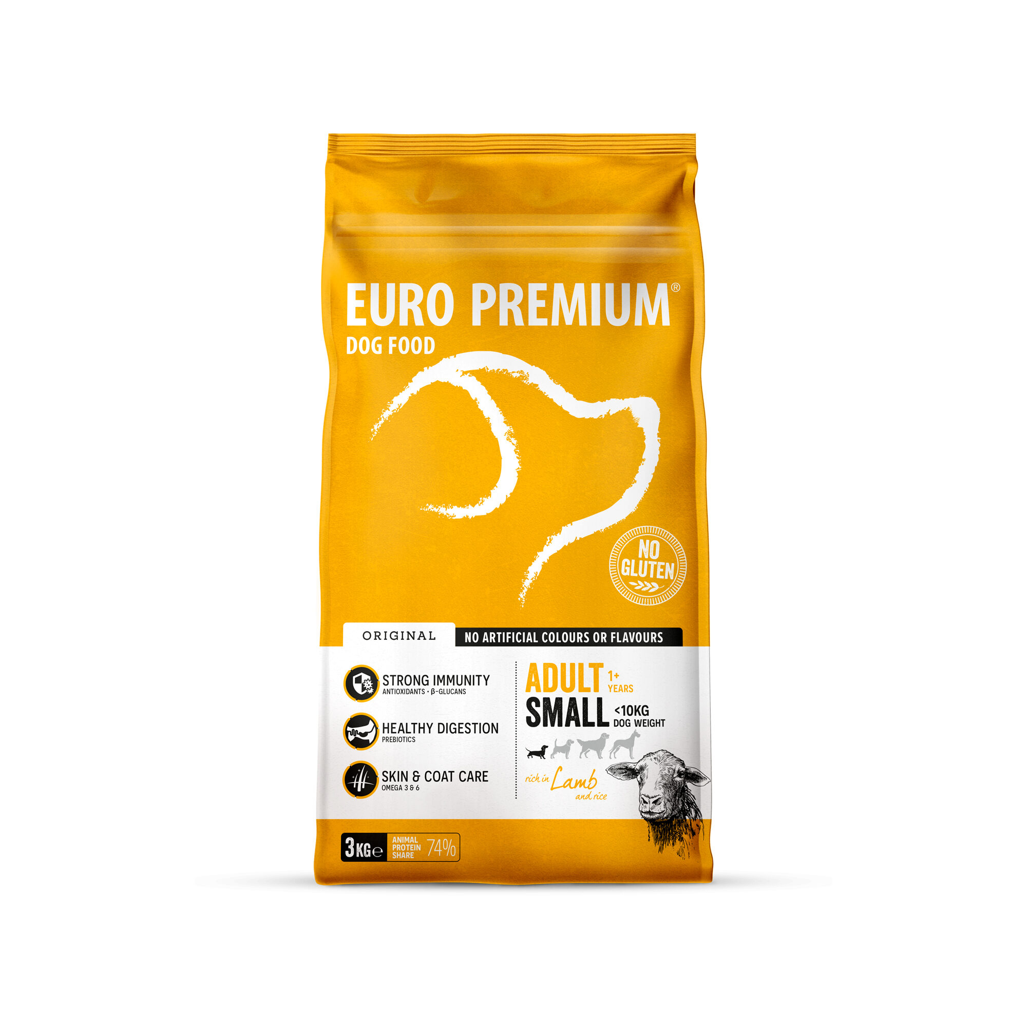 Euro Premium Small Adult - Lamm Und Reis - 3 Kg