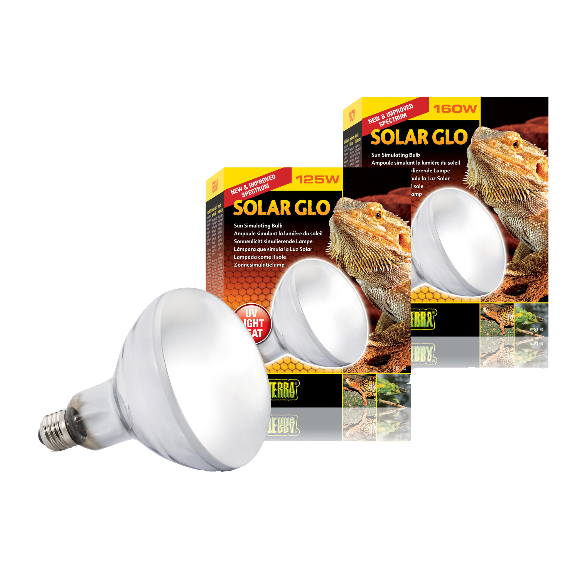 Exo Terra Solar Glo Wärme- und UVB-Lampe - 125W