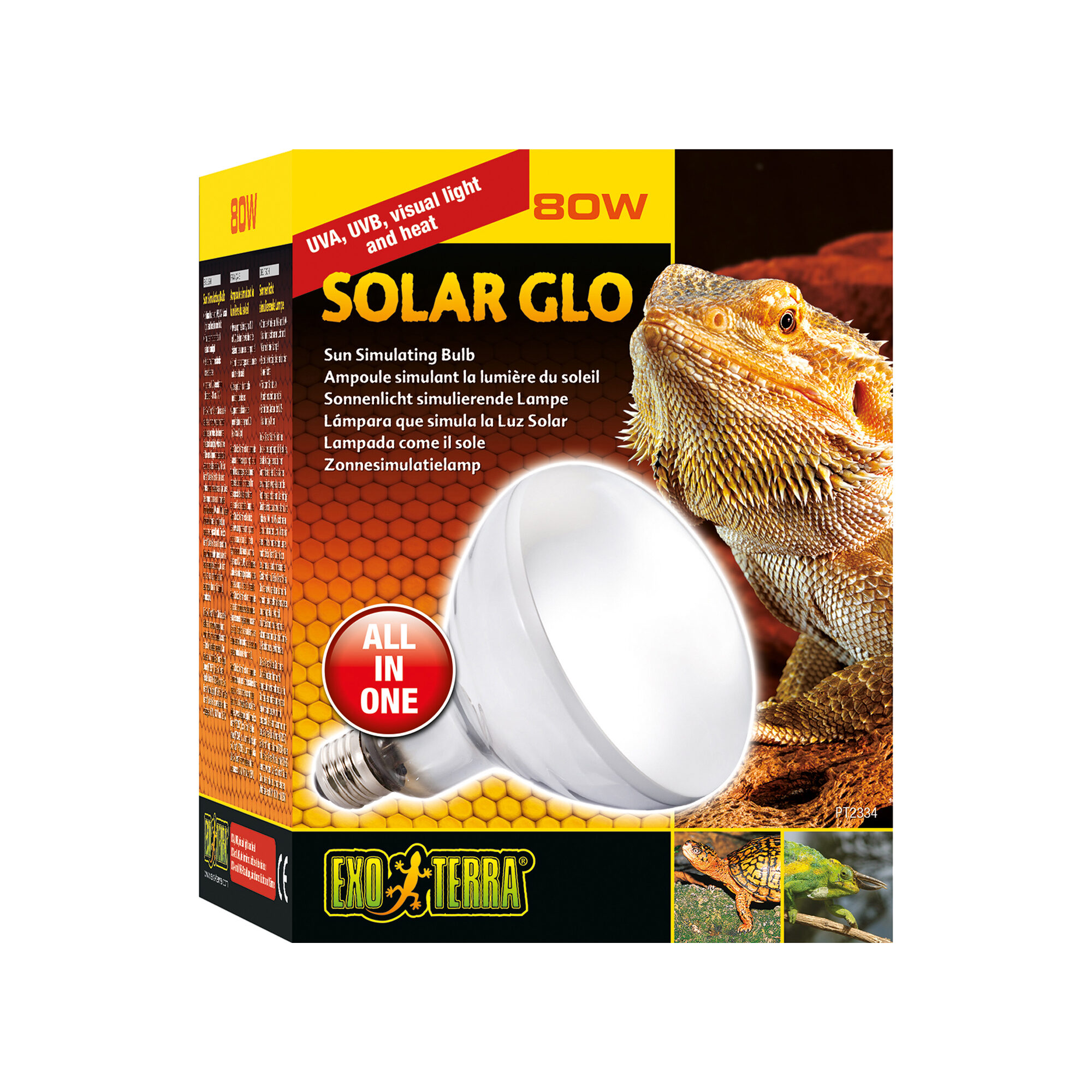 Exo Terra Solar Glo Wärme- und UVB-Lampe - 80W