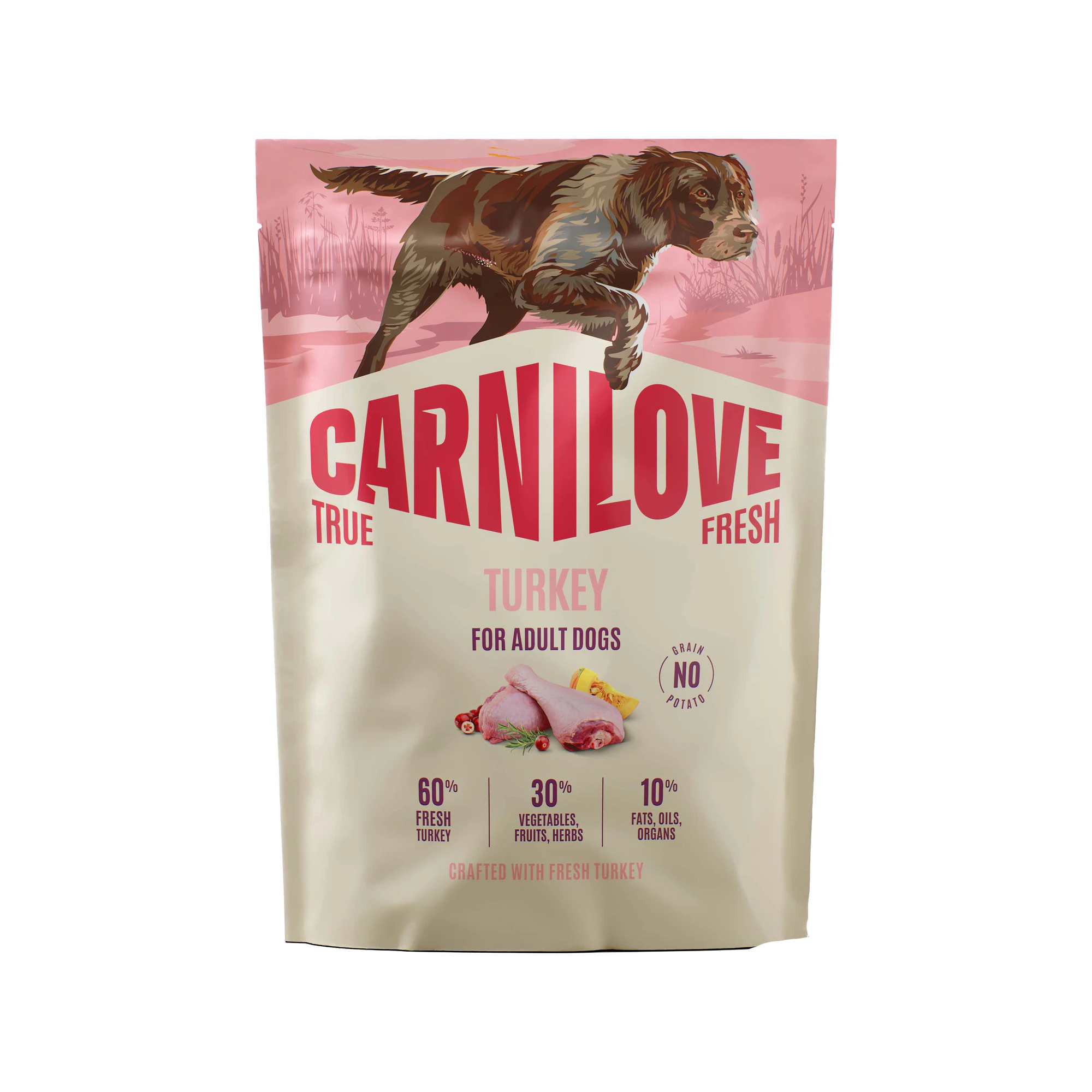 Carnilove True Fresh Dog - Kalkoen - 2 x 1,5 kg