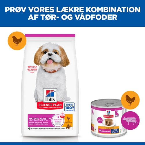 Hill's Science Plan Small & Mini - Mature Adult 7+ - Kylling