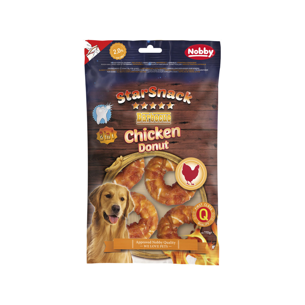 Nobby - Starsnack Barbecue Chicken Donut - 5 pieces