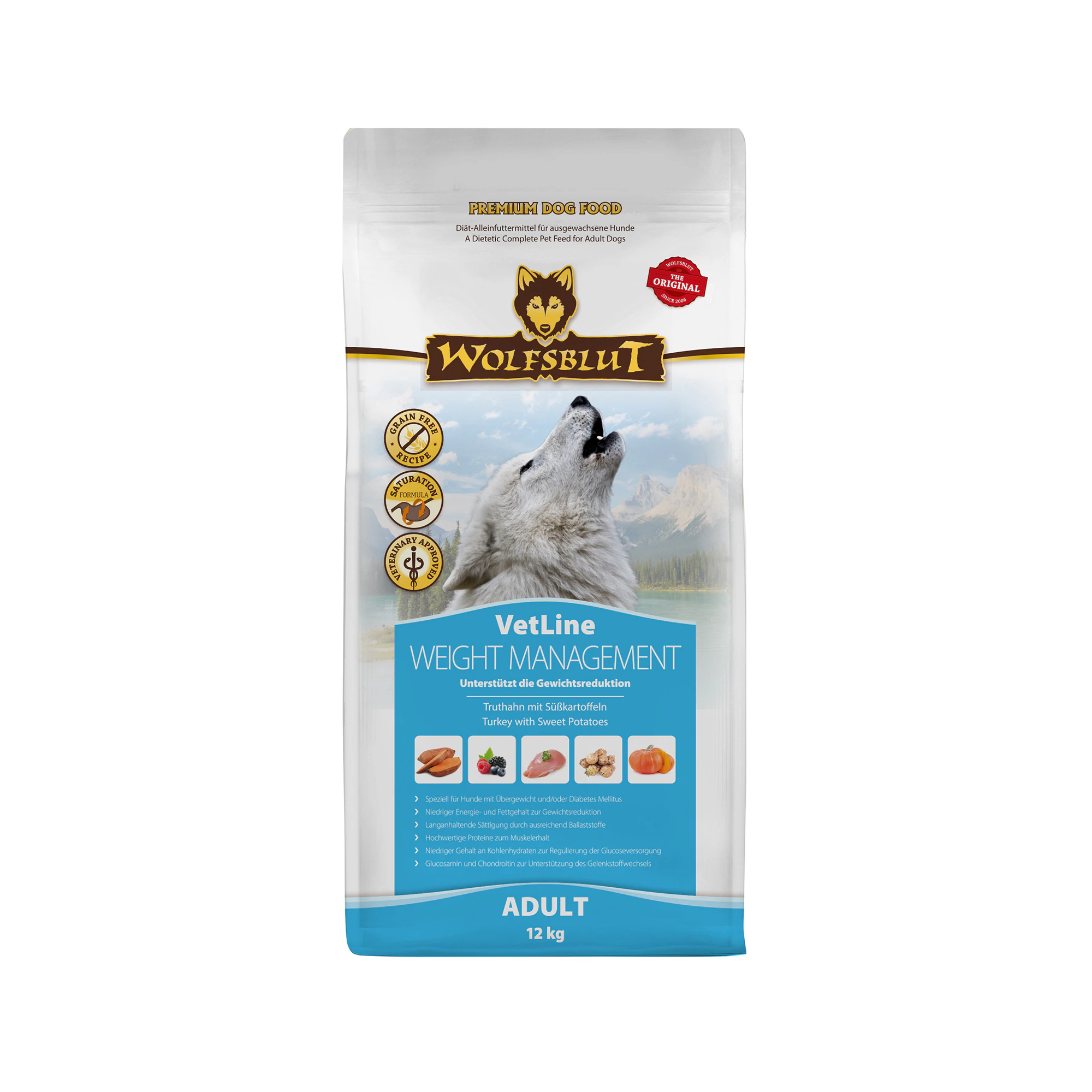 Wolfsblut Vetline Weight Management - Hondenvoer - 12 kg