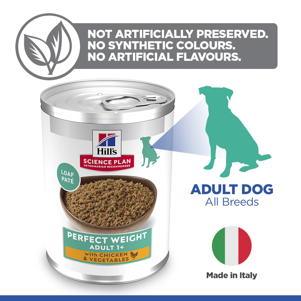 Hill's Science Plan Perfect Weight - Adult - Chicken & Vegetables - Tin