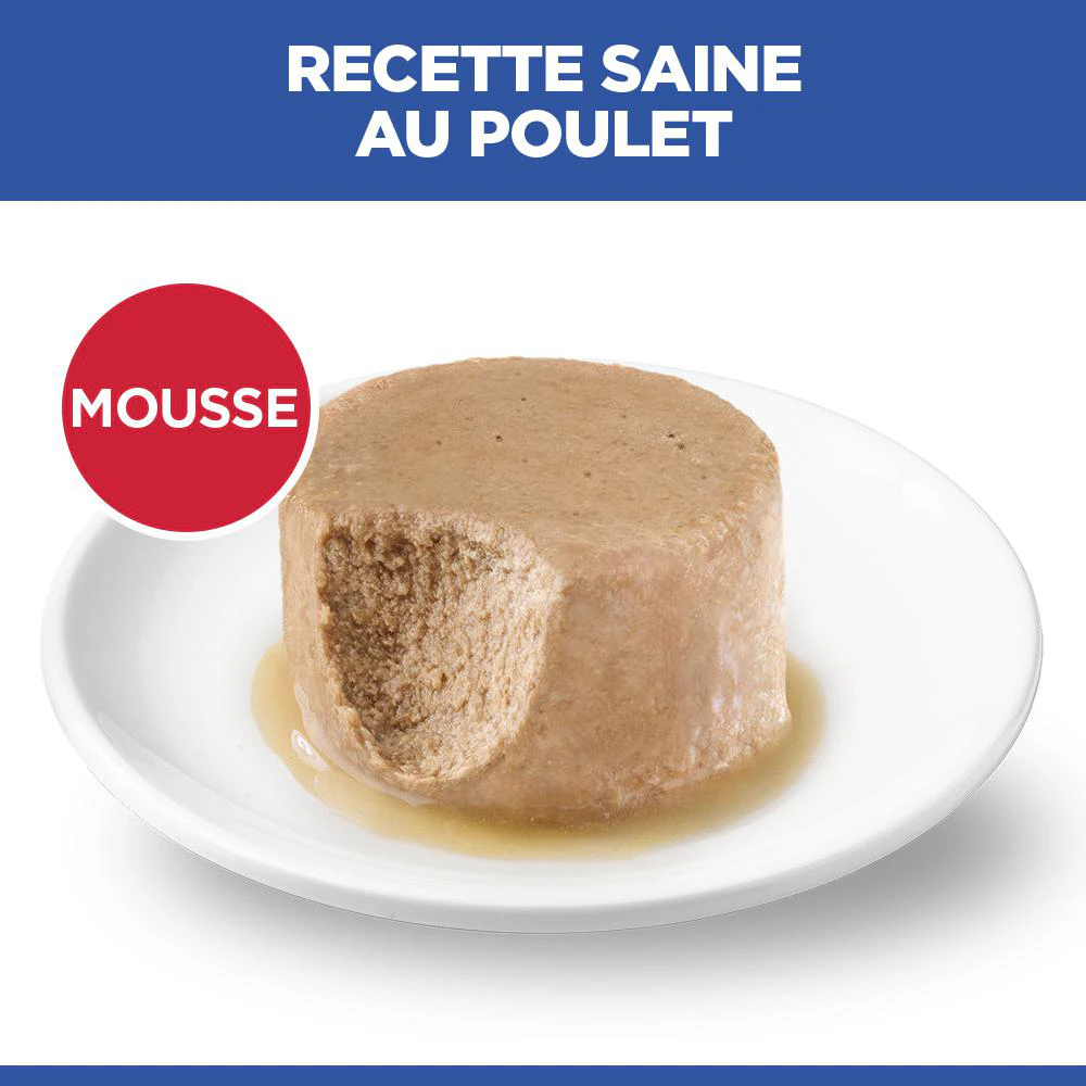 Hill's Science Plan Feline Mature Adult Premium Mousse - Poulet