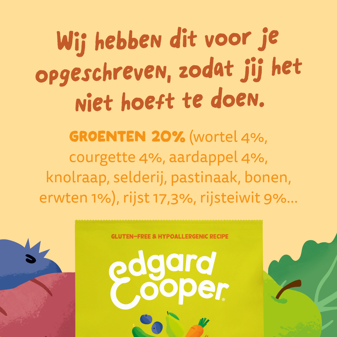 Edgard & Cooper Adult Plant Based Hondenvoer - Wortel & Courgette