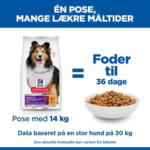 Hill's Science Plan Adult Sensitive Stomach & Skin Medium Hundefoder