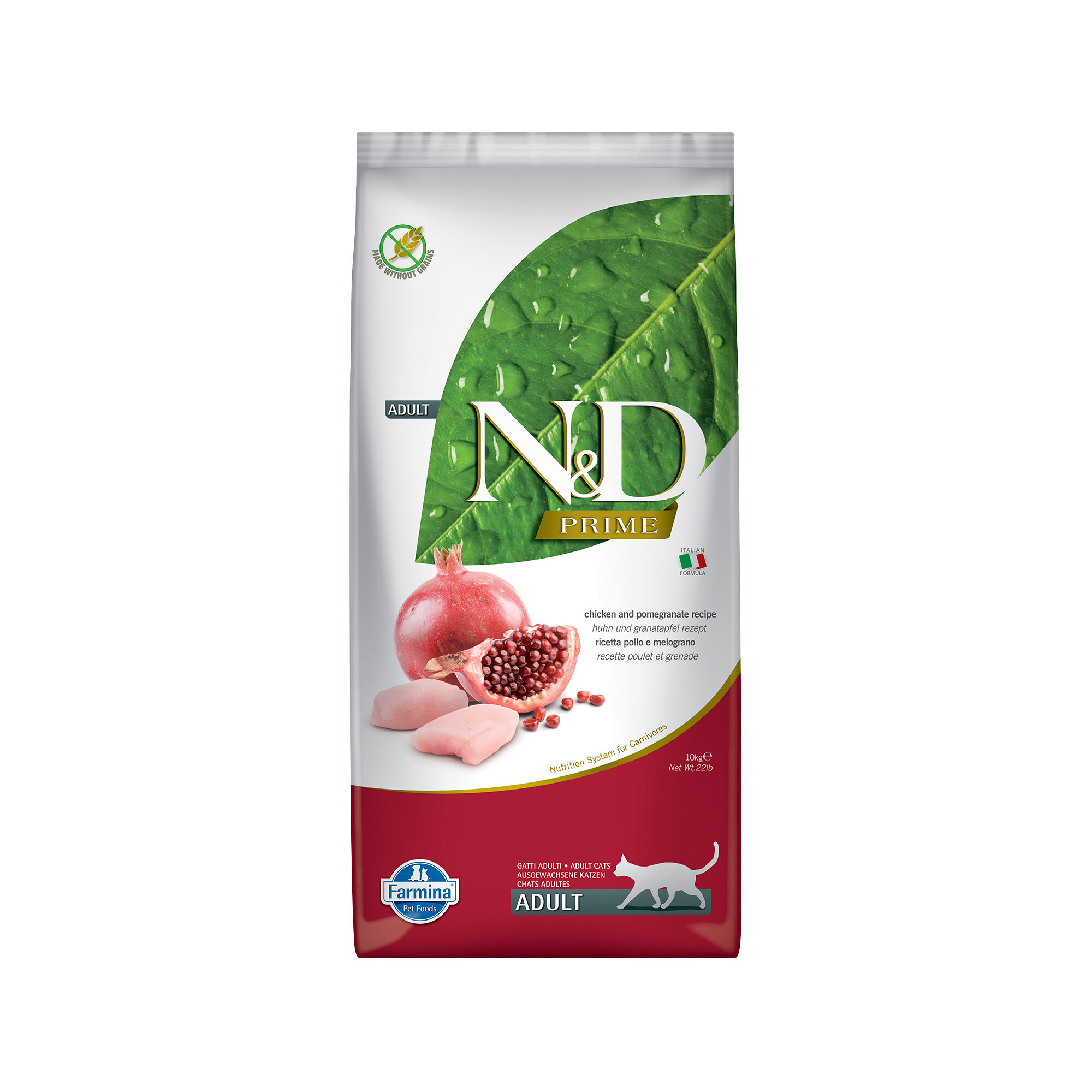 Farmina N&D Prime Adult Katzenfutter - Huhn - 10 kg