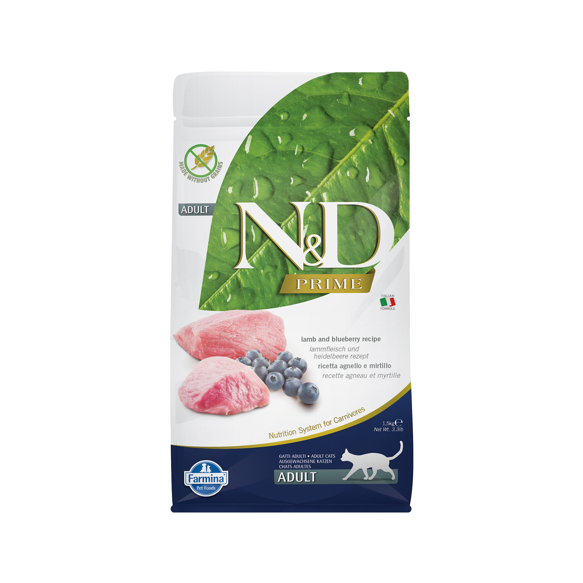 Farmina N&D Prime Adult Katzenfutter - Lamm - 1,5 kg