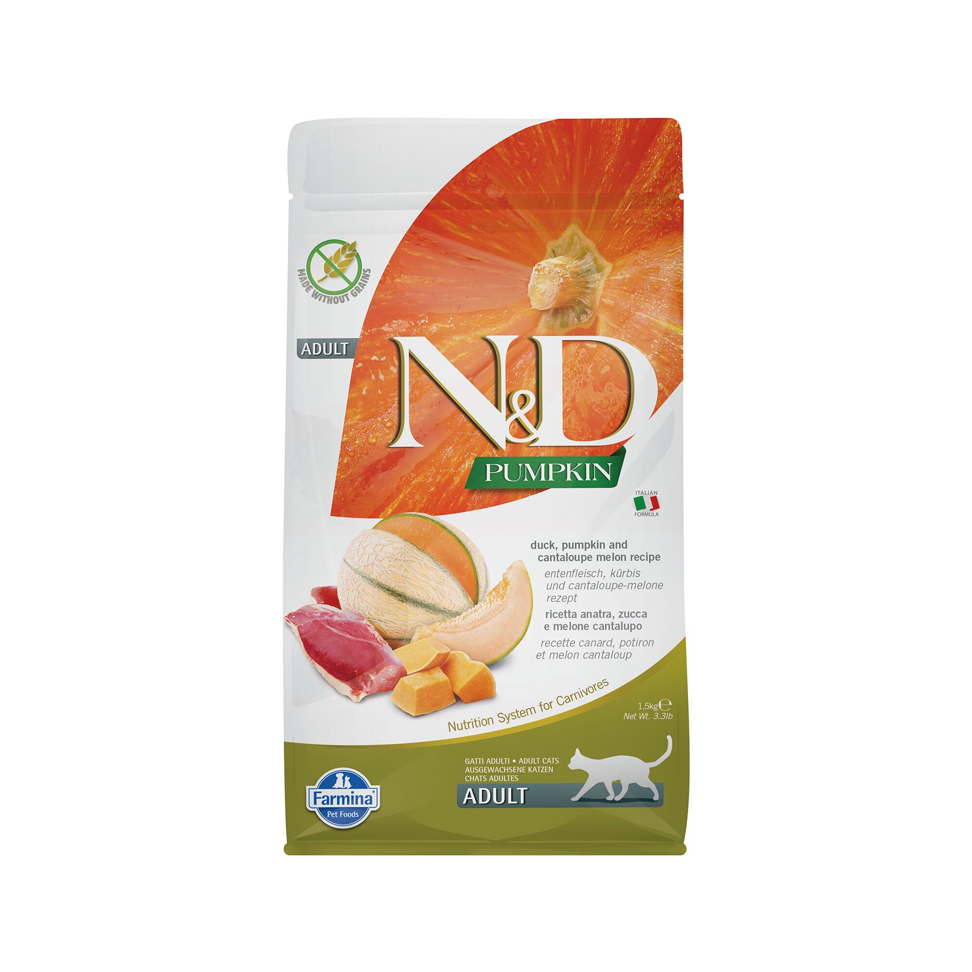 Farmina N&D Pumpkin Adult Kattefoder - And - 1,5 kg