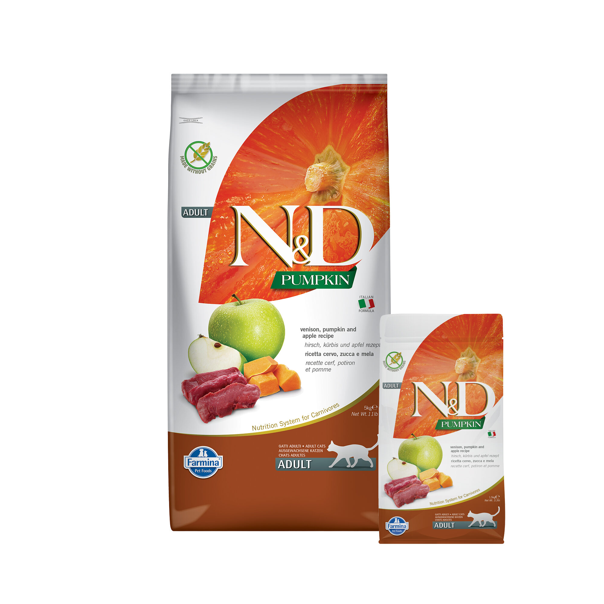 Farmina N&D Pumpkin Adult Katzenfutter - Hirsch