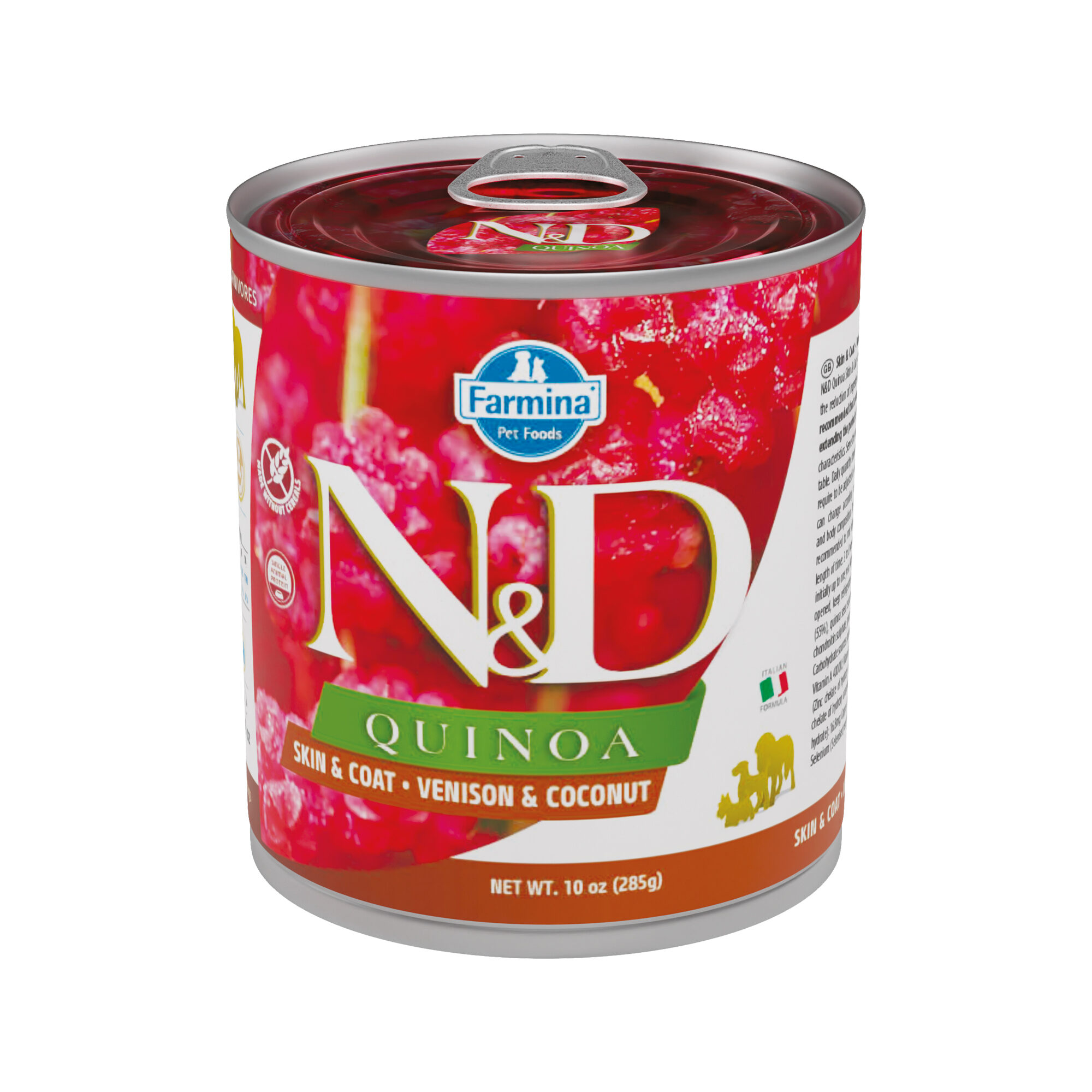Farmina N&D Quinoa Skin & Coat Adult Nassfutter Hund - Hirsch