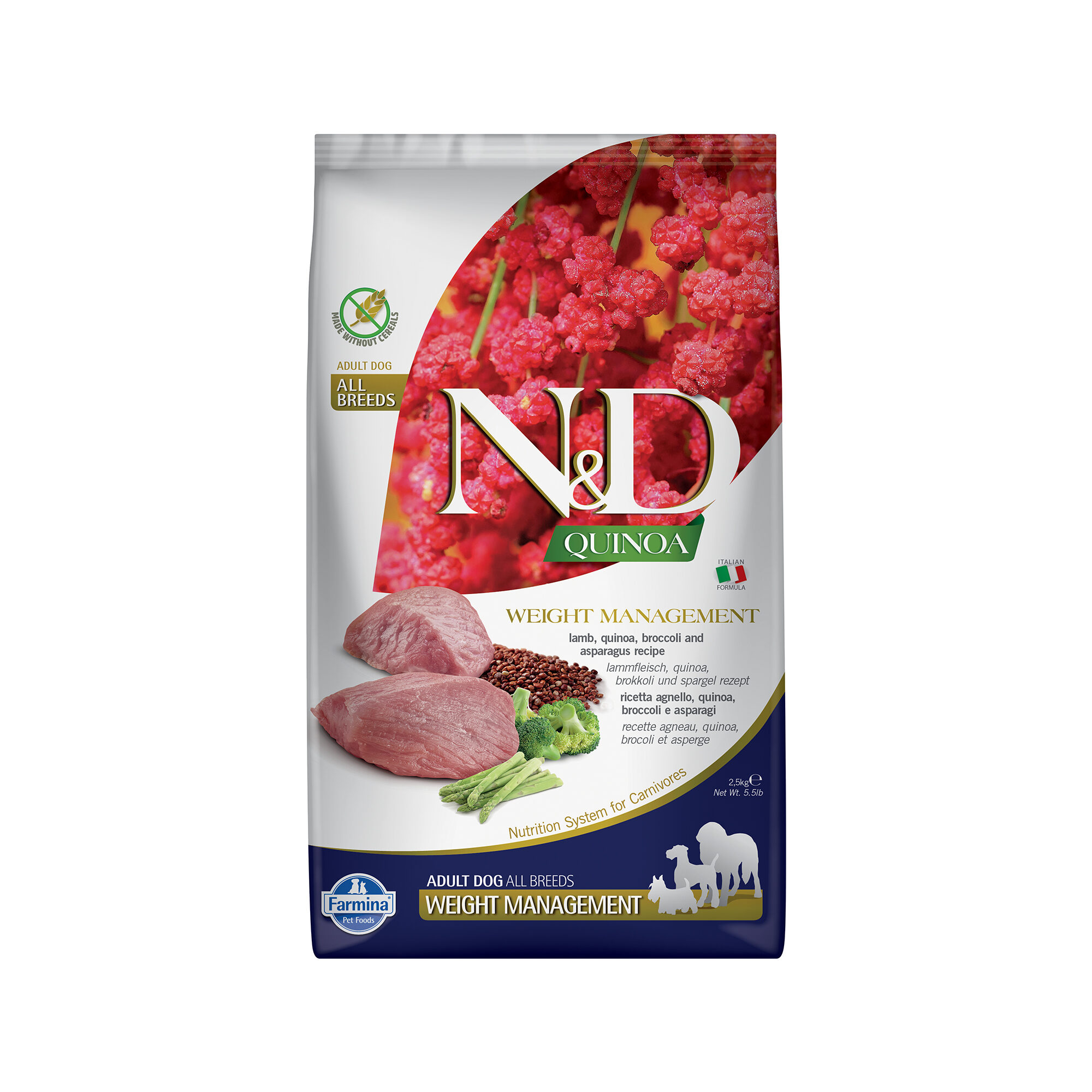 Farmina N&D Quinoa Weight Management Adult Hondenvoer - Lamb