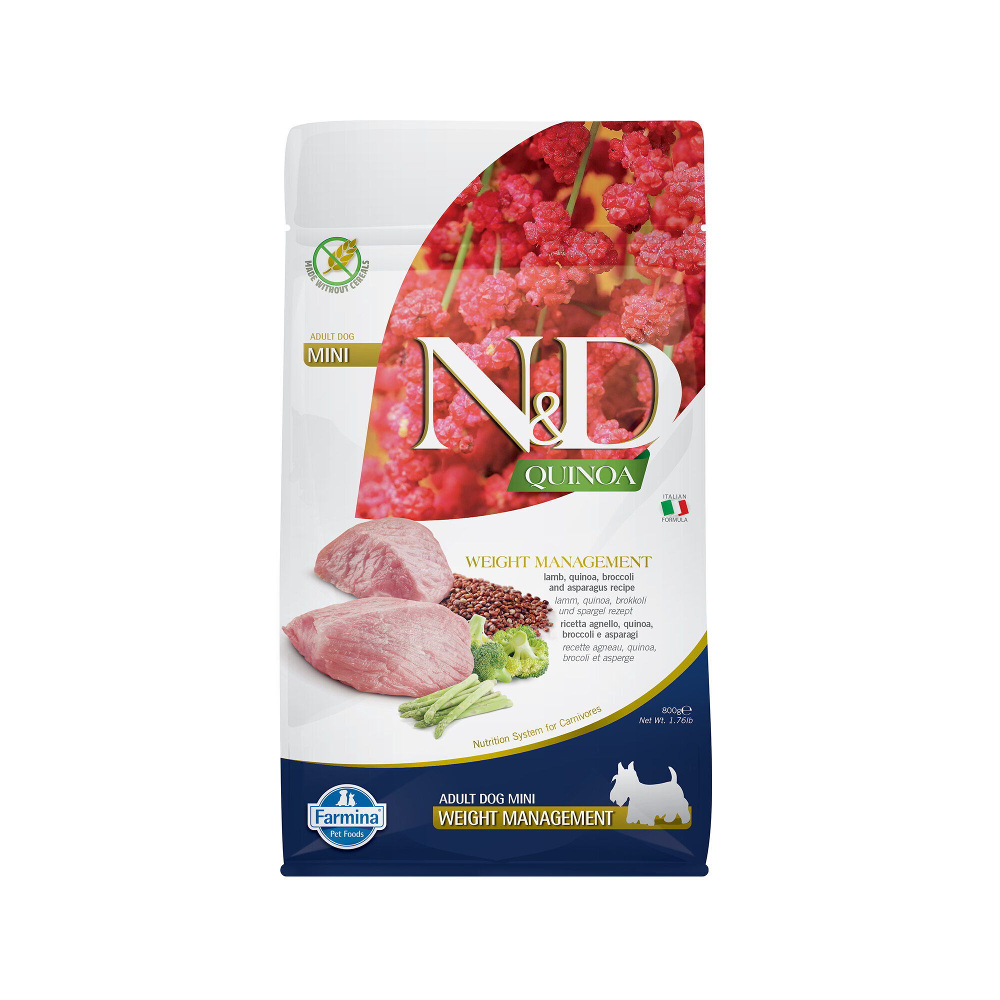 Farmina N&D Quinoa Weight Management Adult Mini Hondenvoer - Lamb