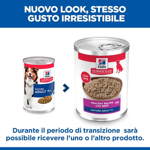 Hill's Science Plan Medium - Mature Adult 7+ - Manzo - Lattina