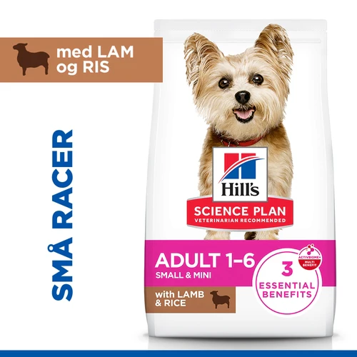 Hill's Science Plan Small & Mini - Adult - Lam og Ris
