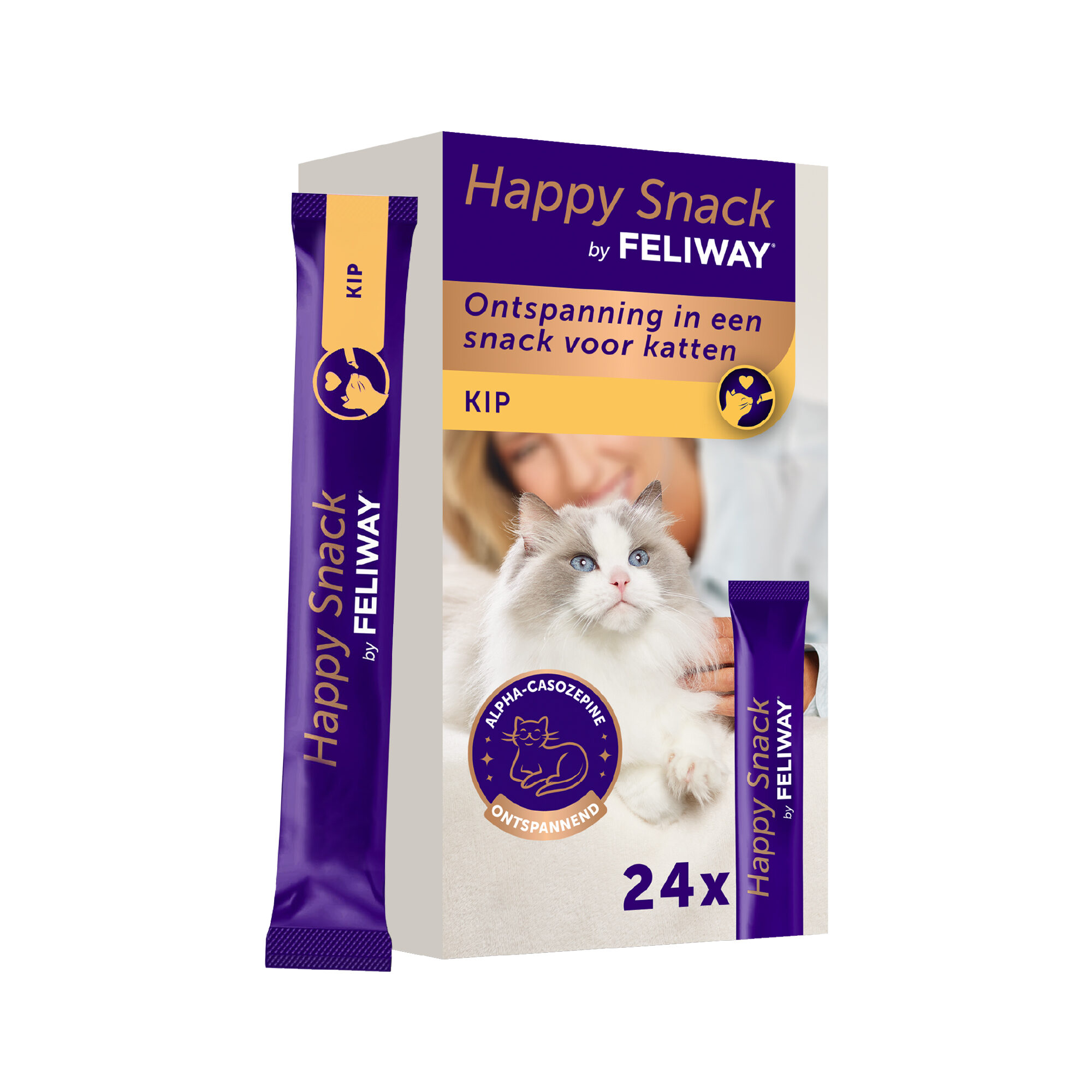 Feliway - Happy Snack - Kip - 24 x 15 g