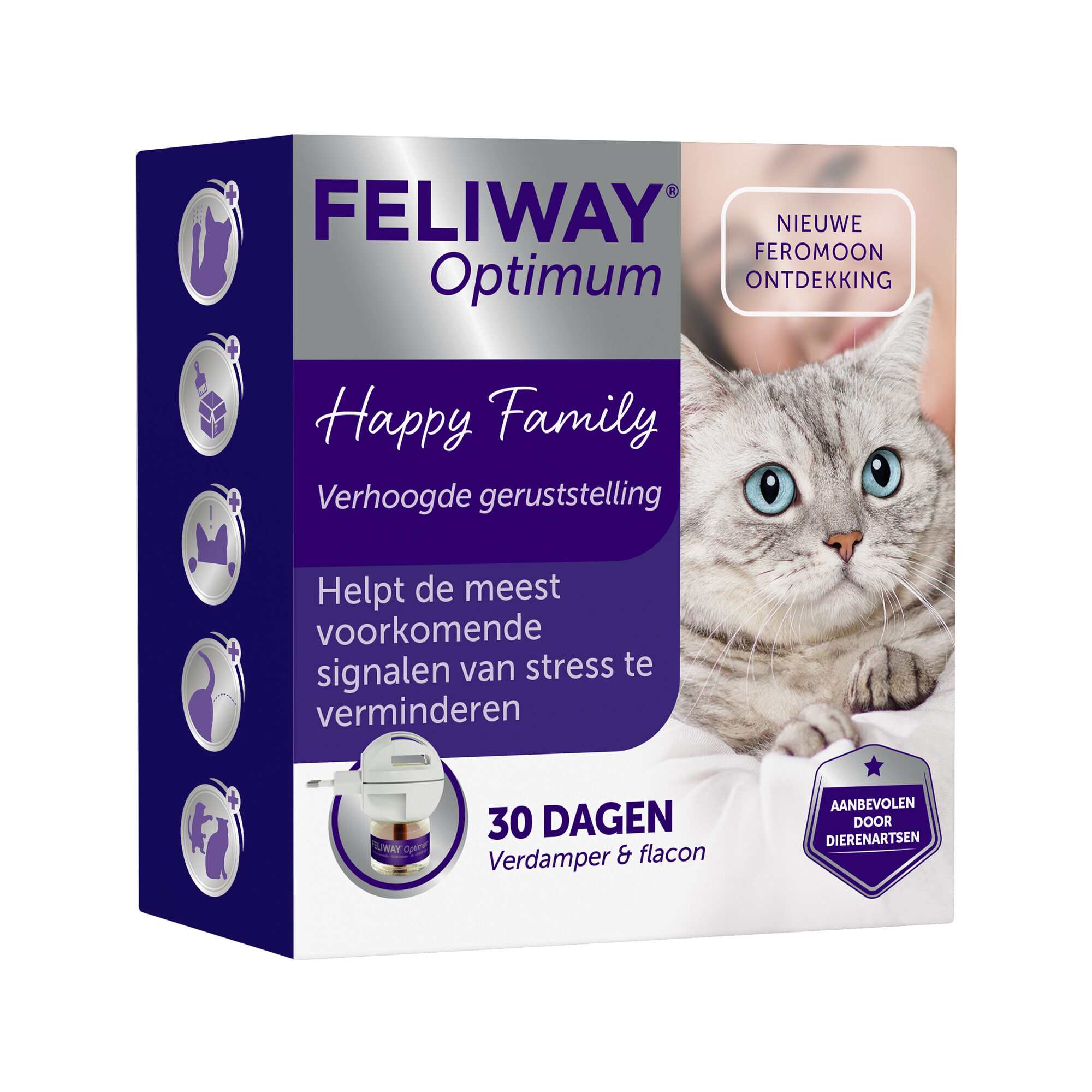 Feliway Optimum Startset + Happy Snack Lachs
