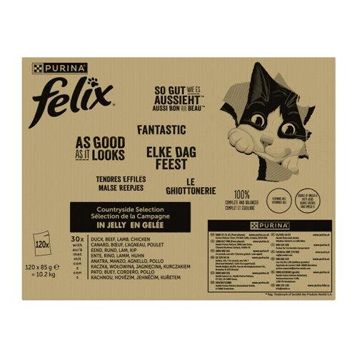 Felix Jeden Tag Partei - Countryside Auswahl in Gelee - 60 x 85 g