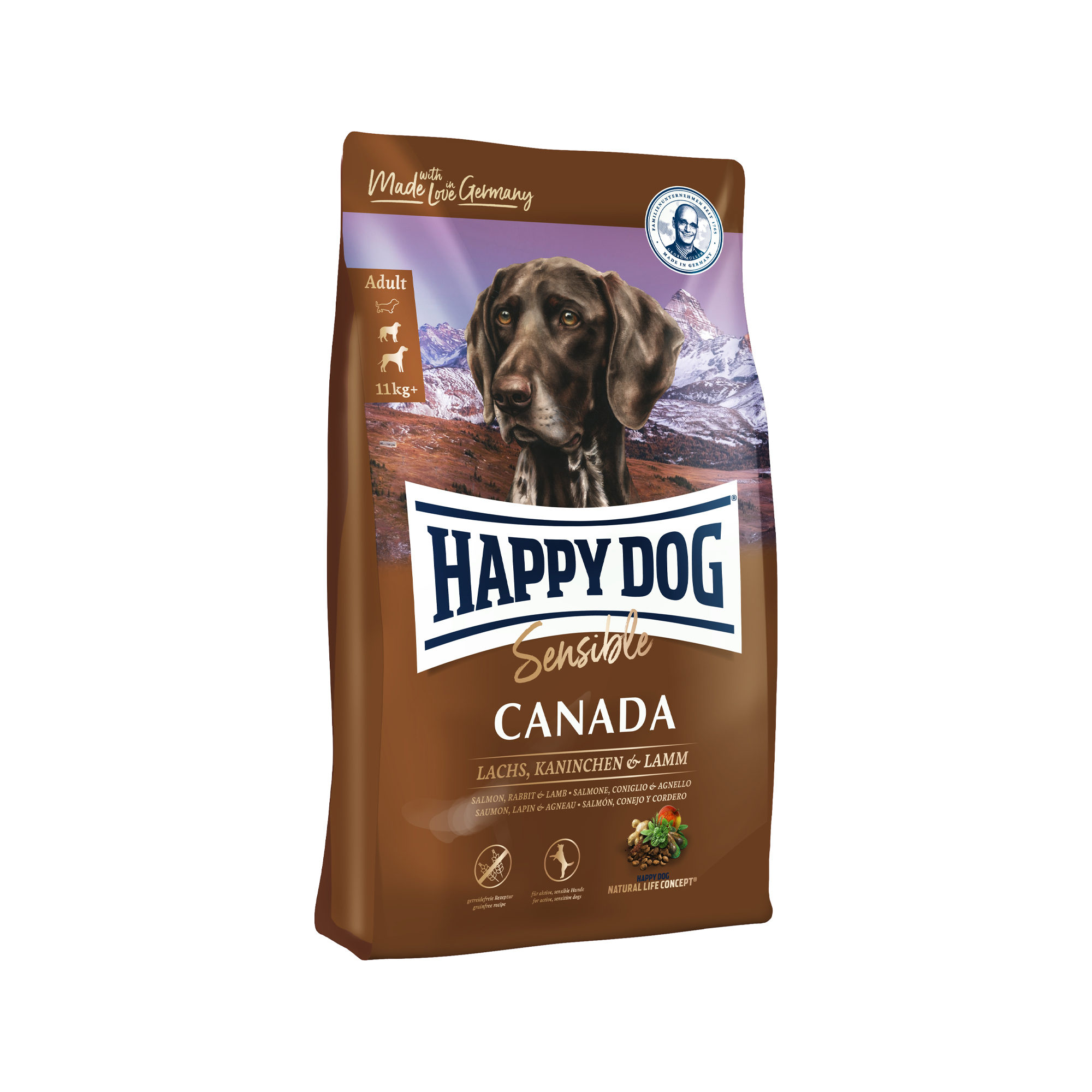 Happy Dog Supreme – Sensible Canada Hundefoder - 1 kg 