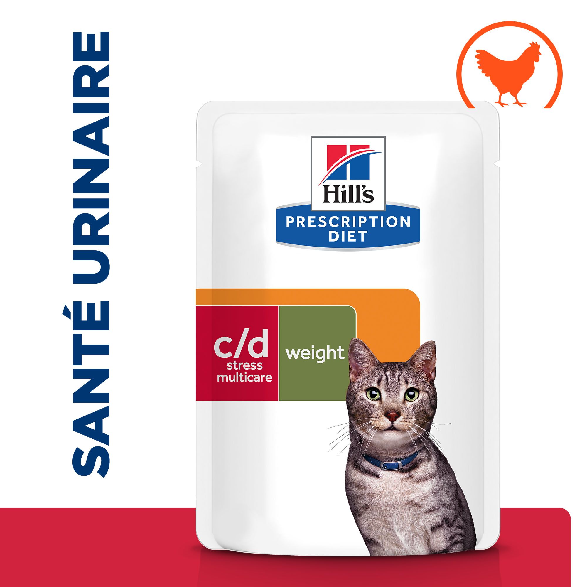 Hill's Prescription Diet - Feline - c/d Urinary Stress + Metabolic - Alimentation humide