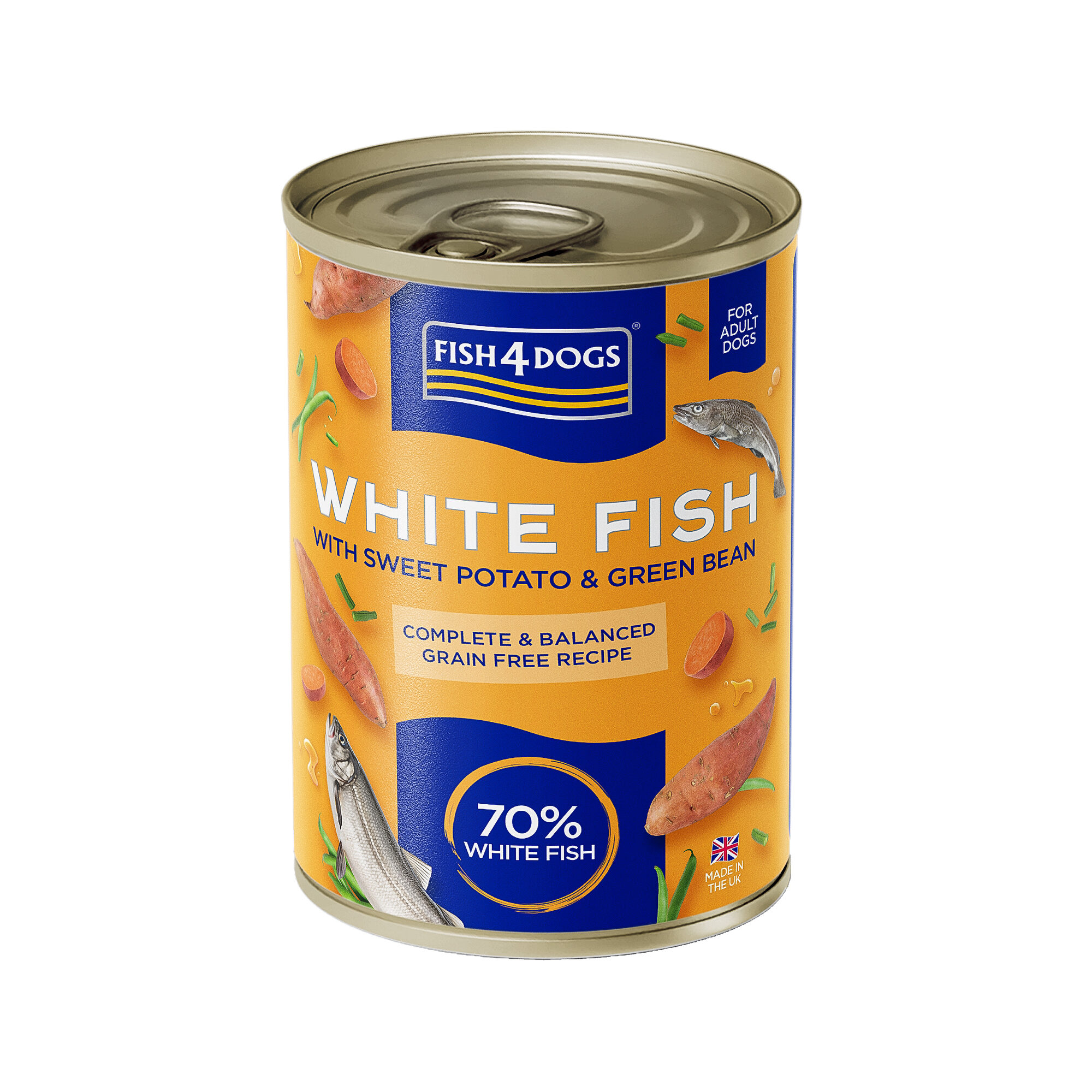 Fish4Dogs Finest Complete Wet Food - White Fish | Dog | Vetsend.co.uk