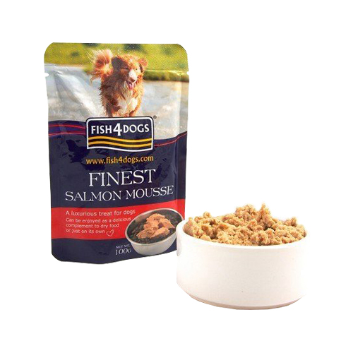 Fish4Dogs Finest Mousse - Salmon - 6x 100 gram