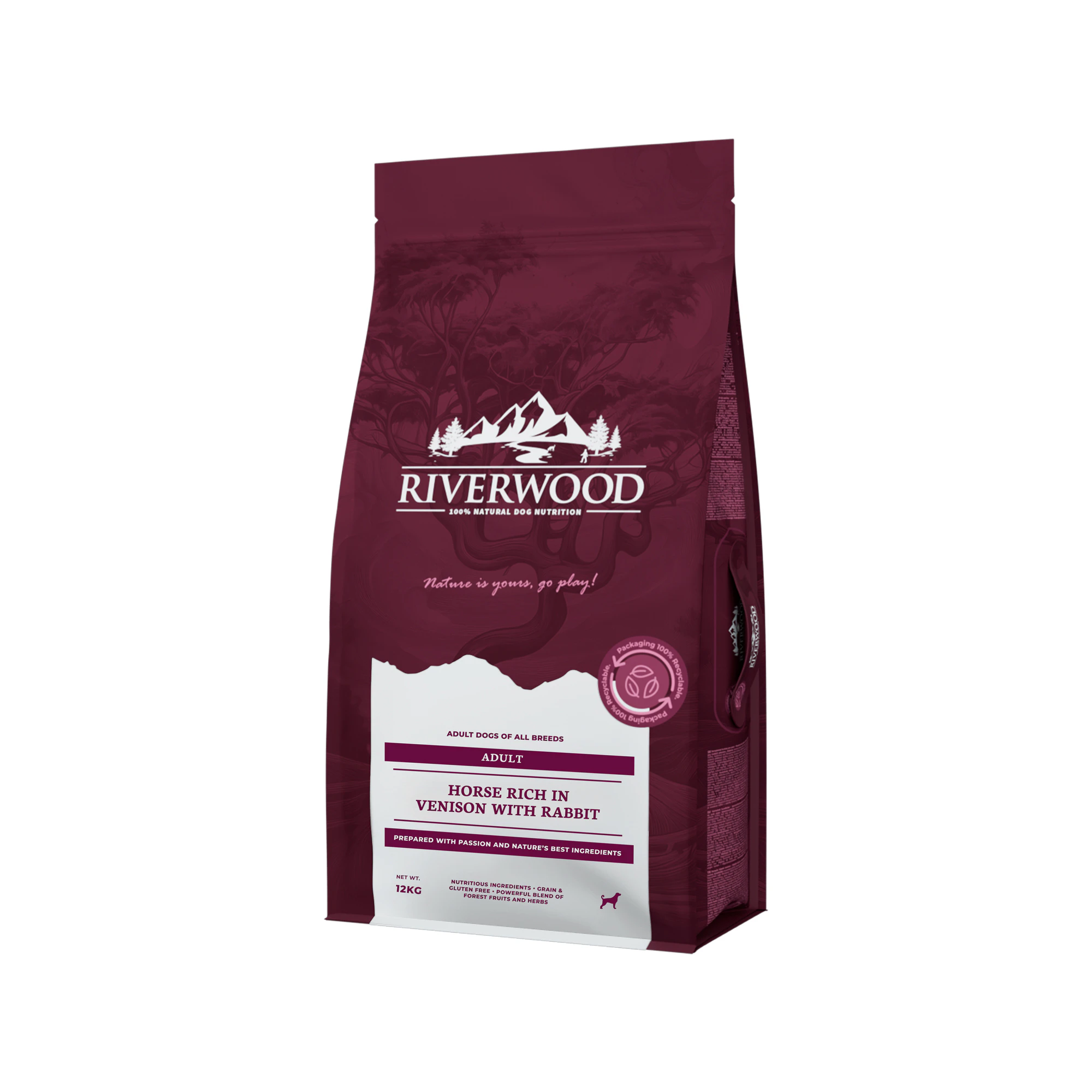 Riverwood Adult & Senior Dog - Horse & Venison with Rabbit
