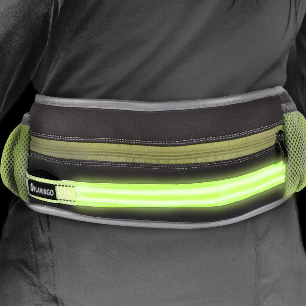 Flamingo Jogginglijn met Heupriem LED