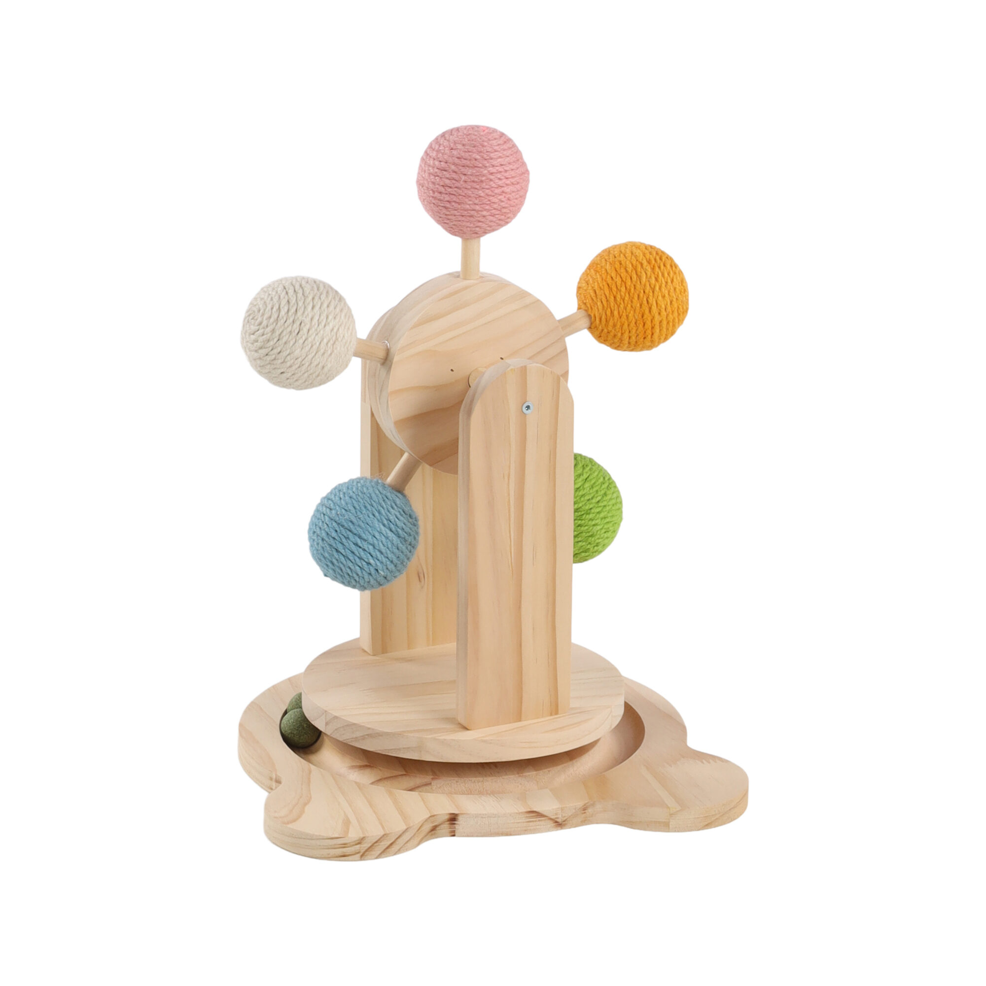 Flamingo Gioco Tiragraffi Chip Pista Per Palline