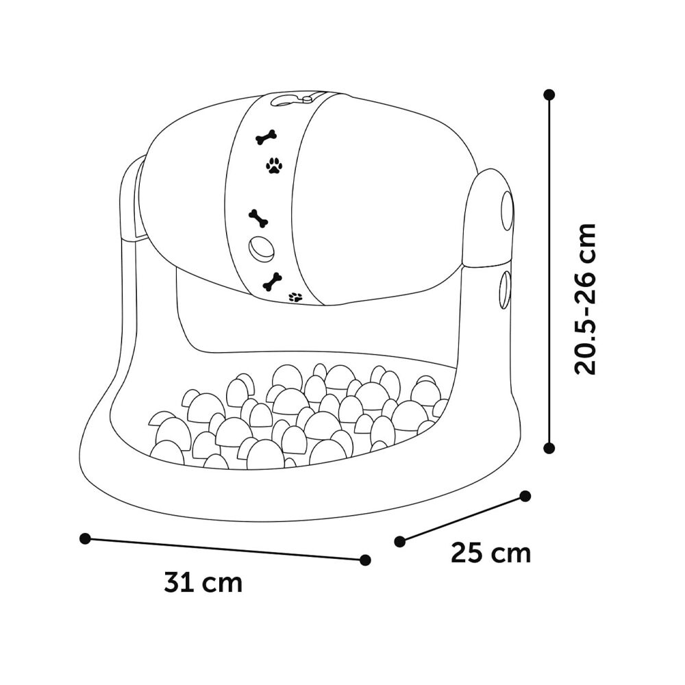 Flamingo Treat Dispenser Bent