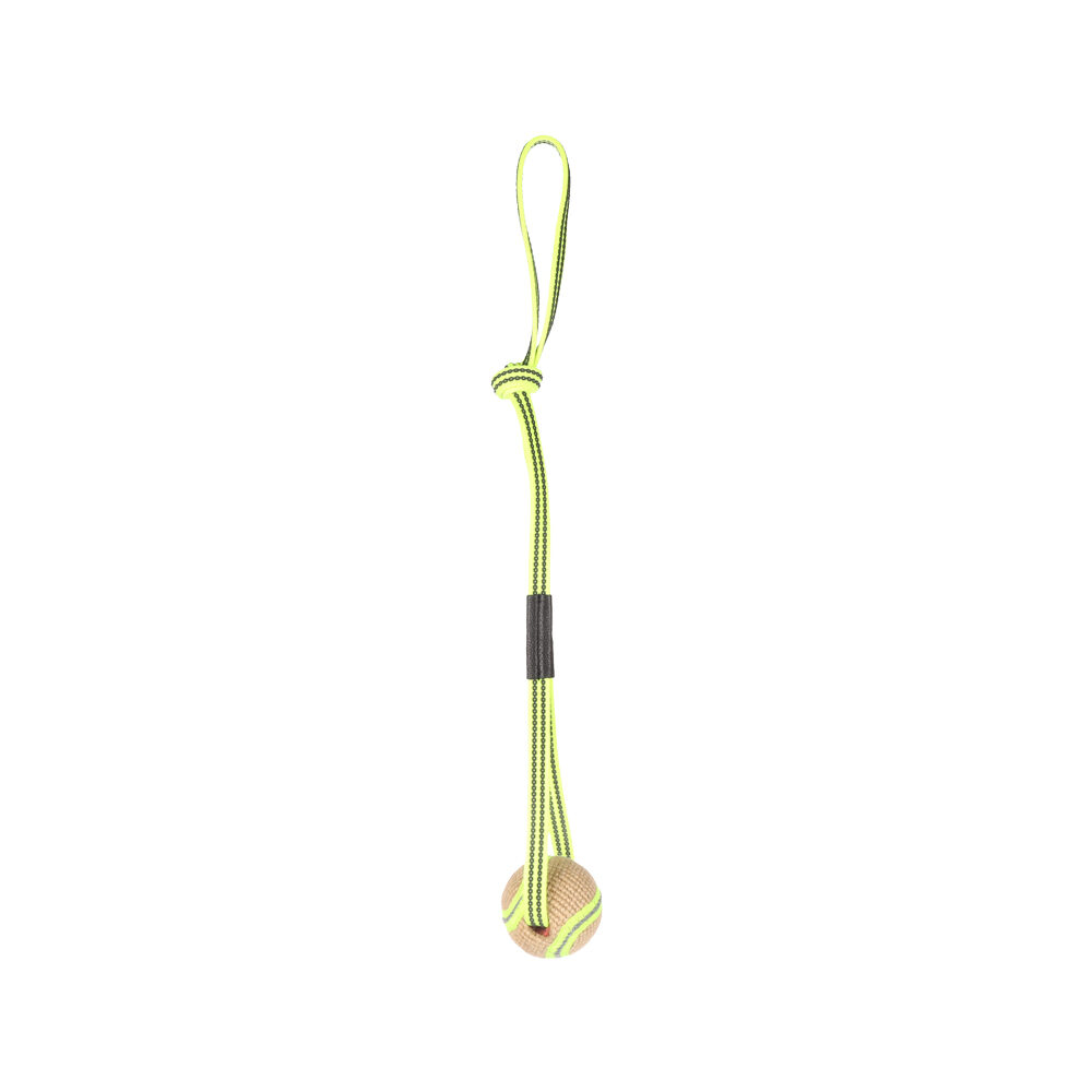 Flamingo Tug Rope with Ball and Handle