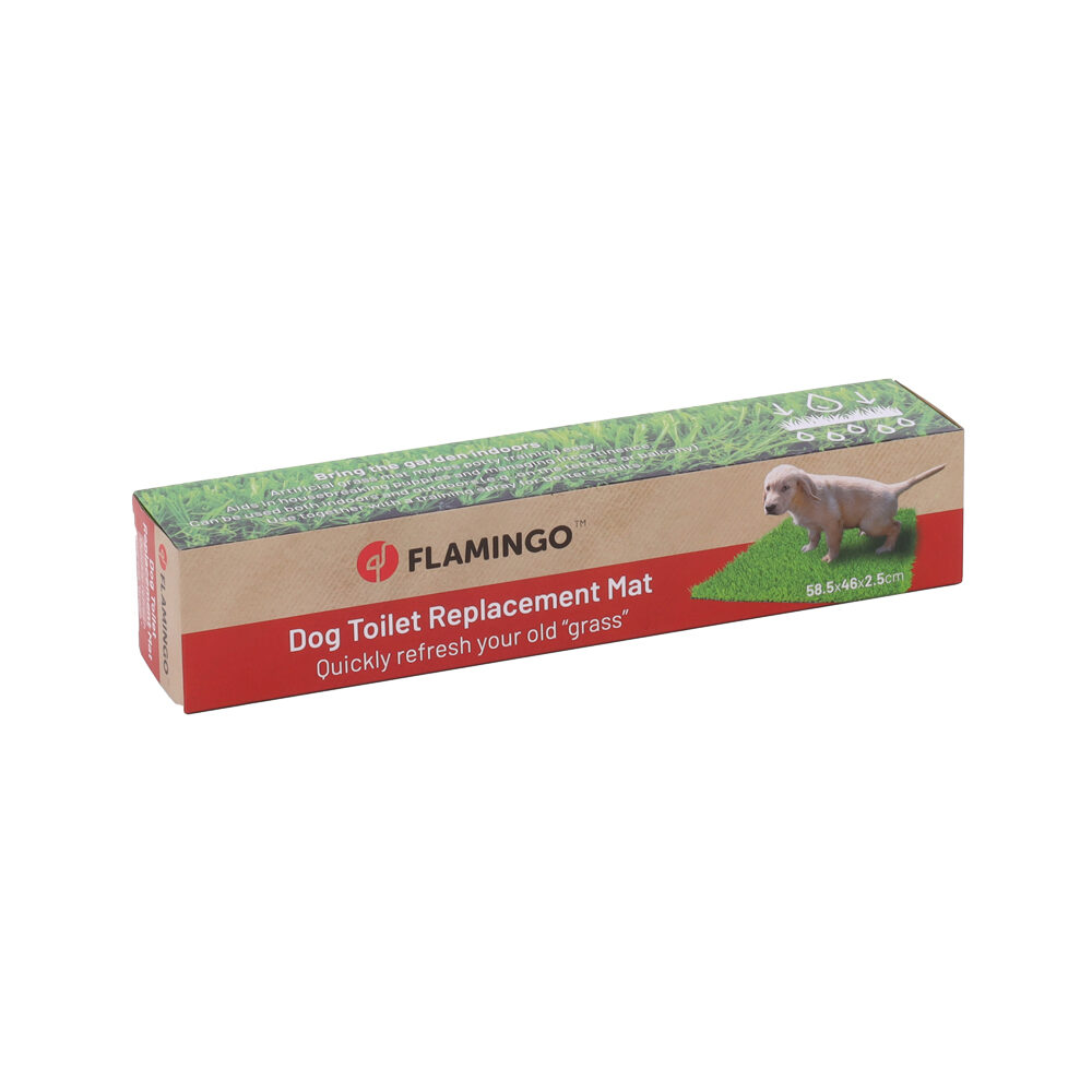 Flamingo Ersatzkunstrasenmatte für Haustier-WC Pelou