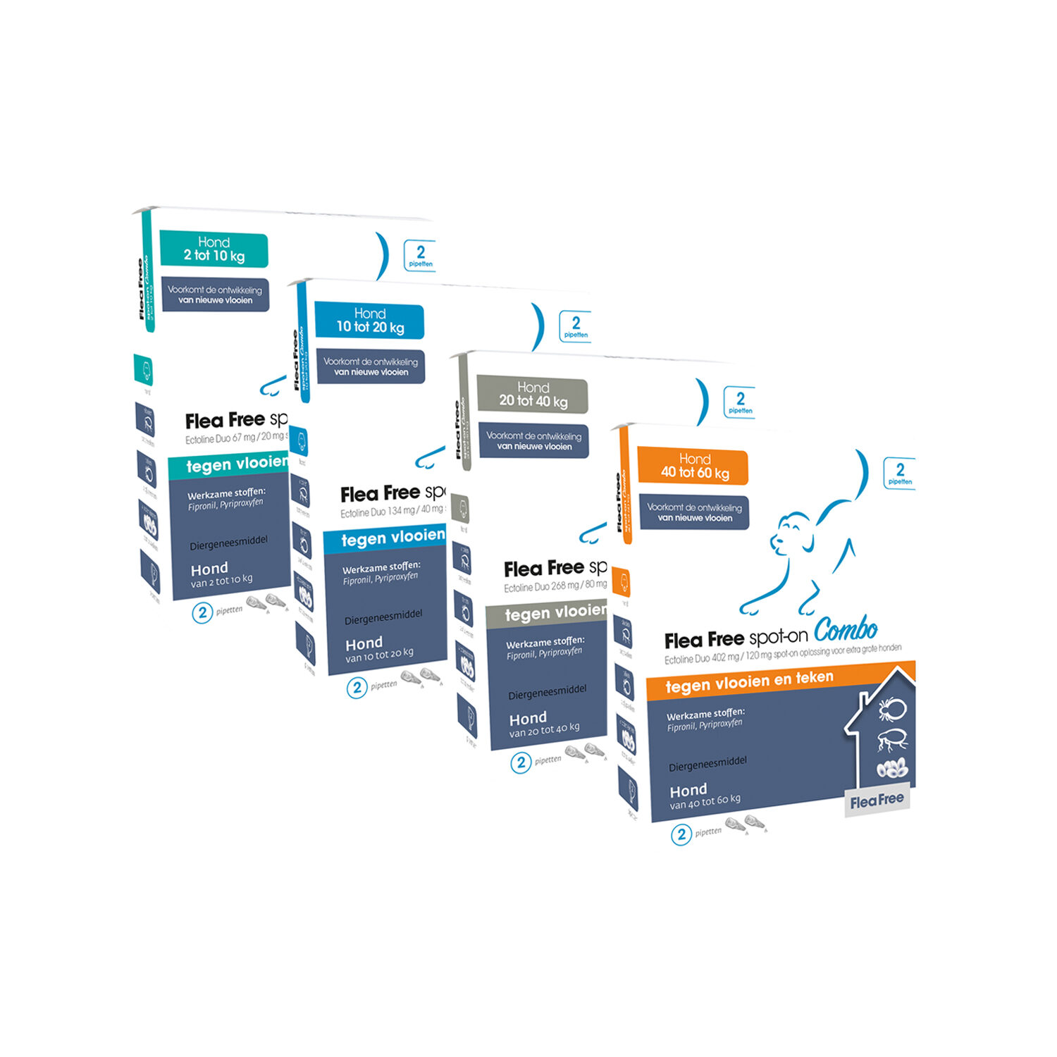 Flea Free Combo Spot On Hond Bestellen Medpets