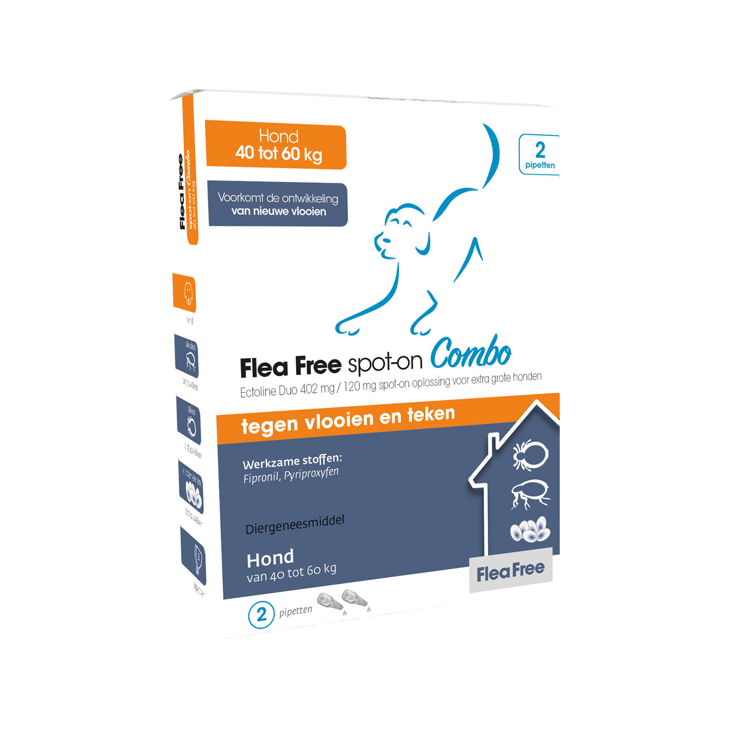 Flea Free spot on Combo Hond